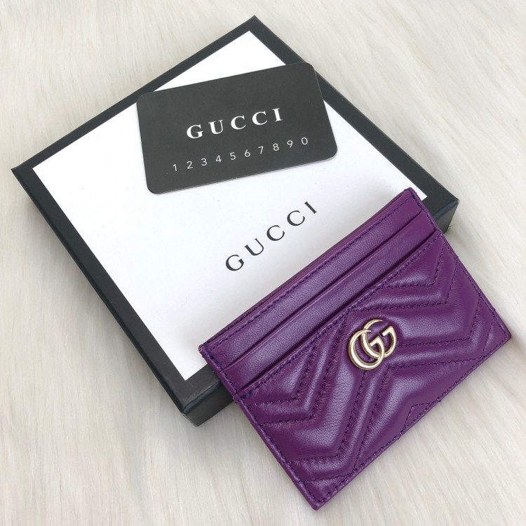GUCCİ MARMONT CARD HOLDER MOR